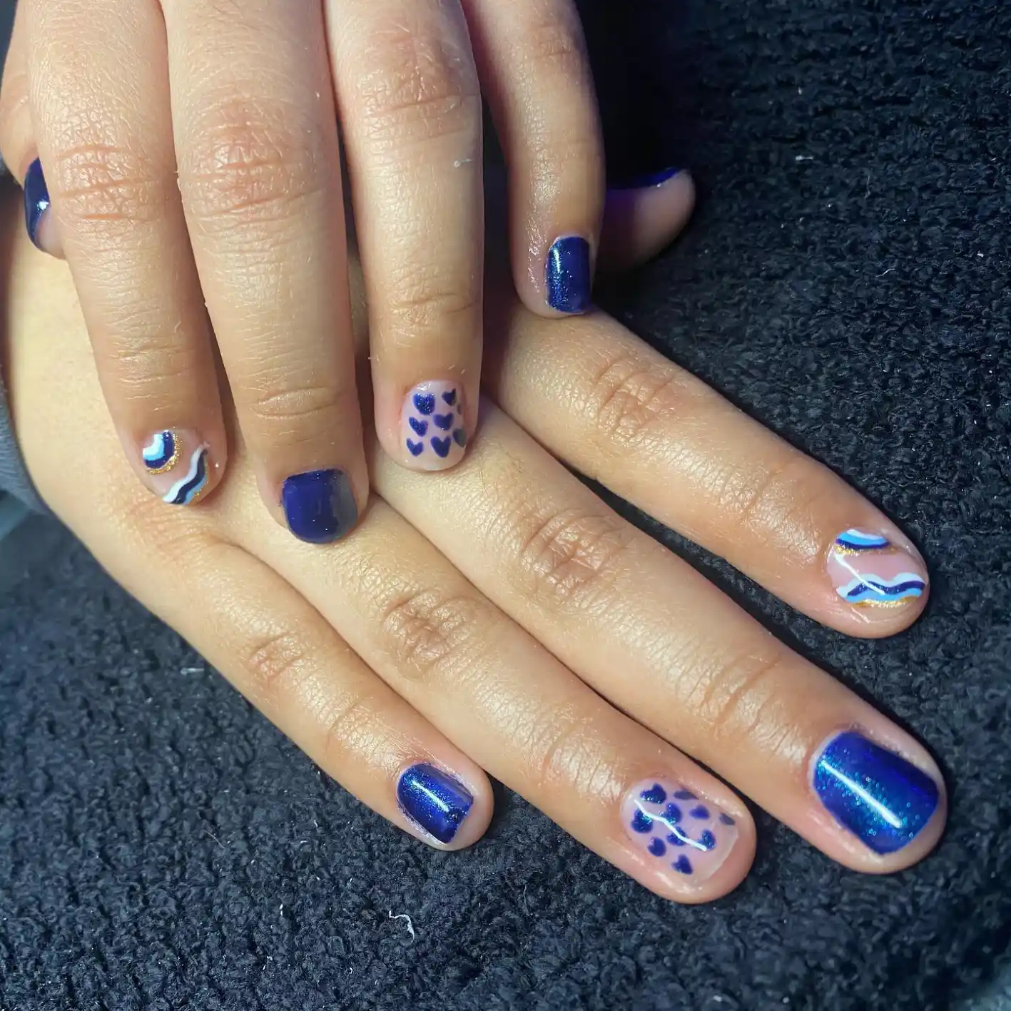 blue valentine nails