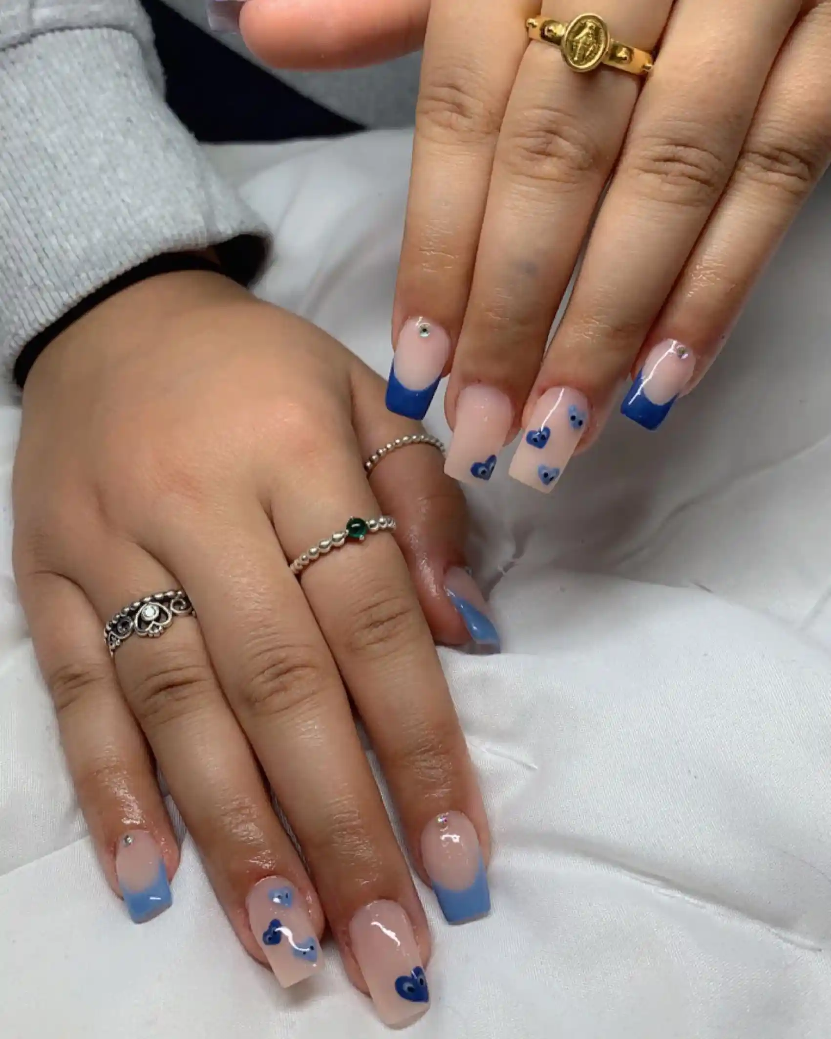 blue valentine nails