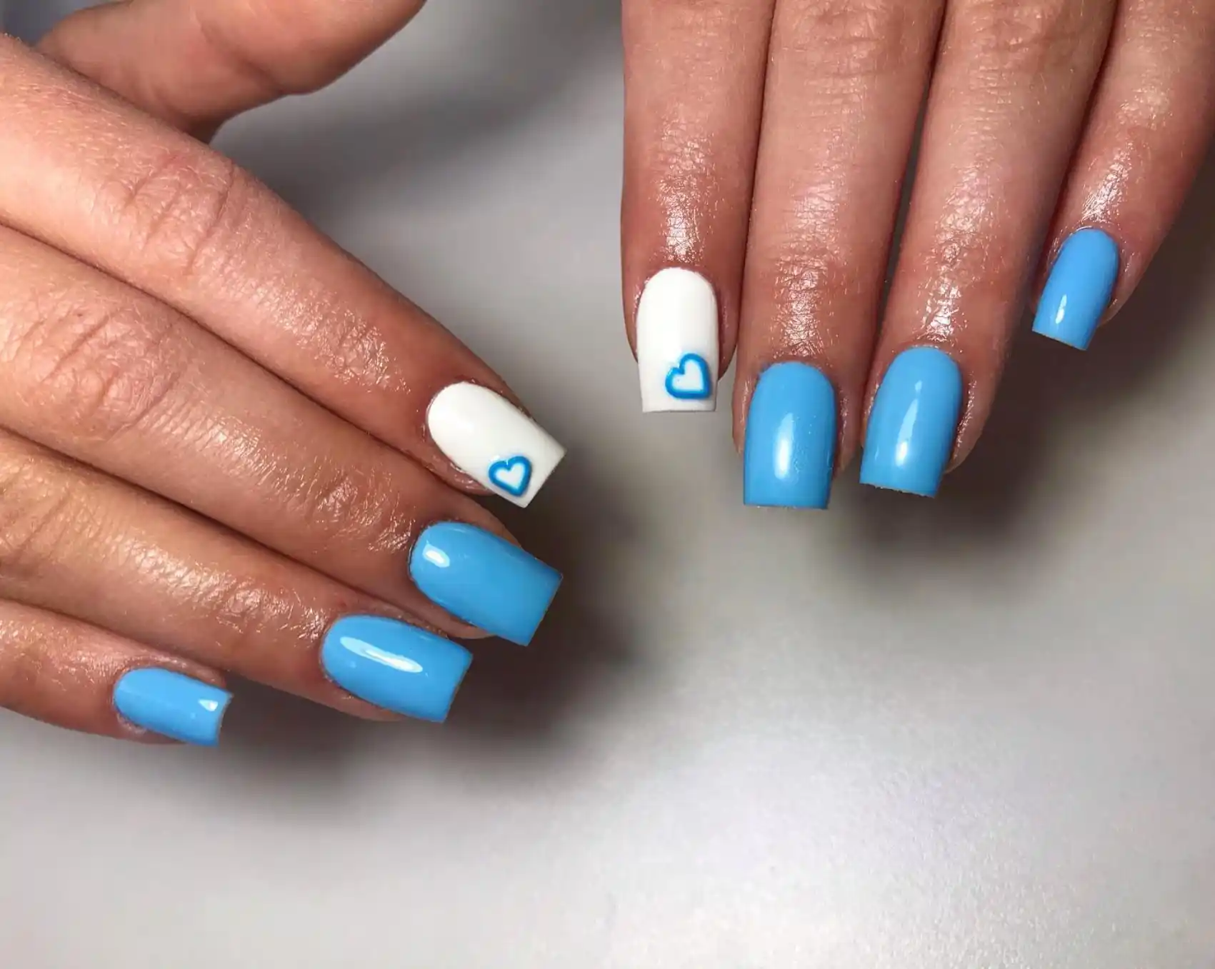 blue valentine nails