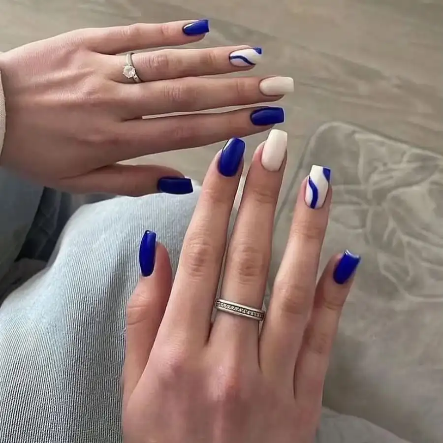 blue valentine nails