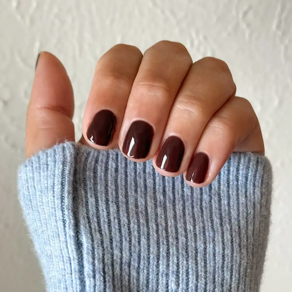 brown nails design