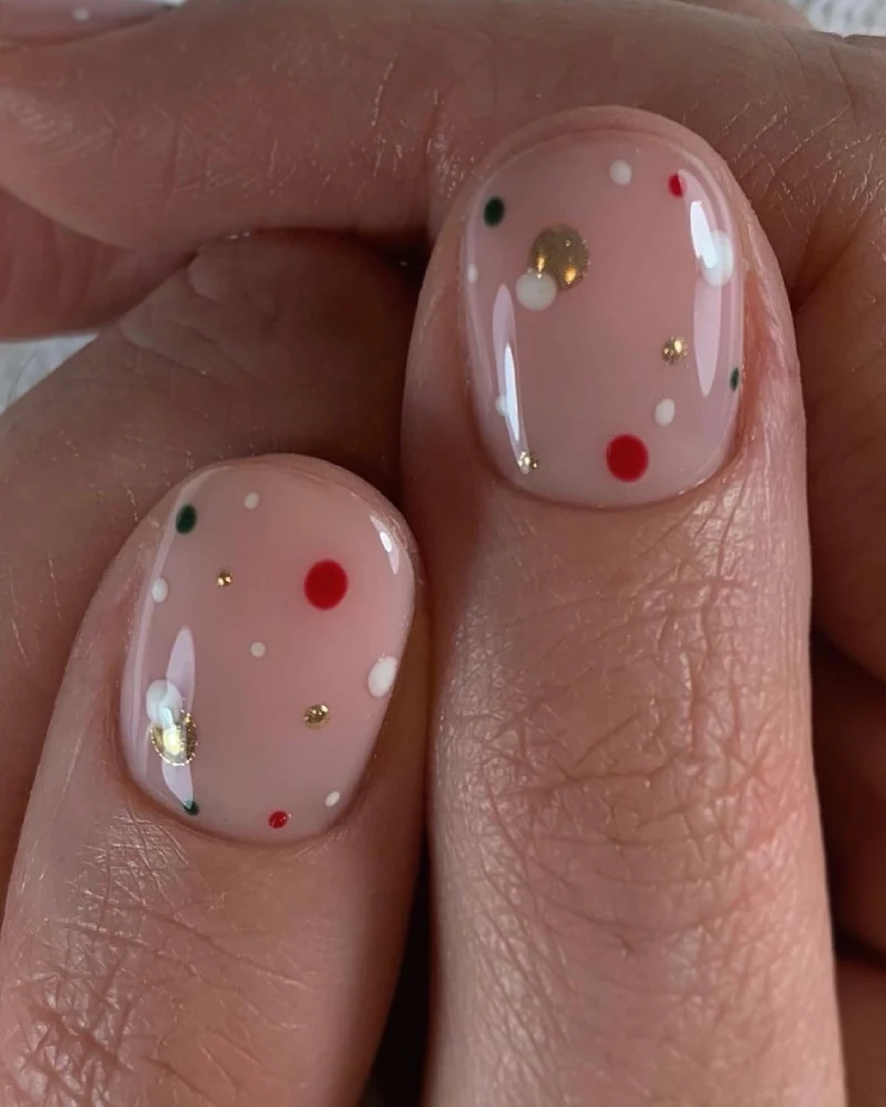 cute christmas nails