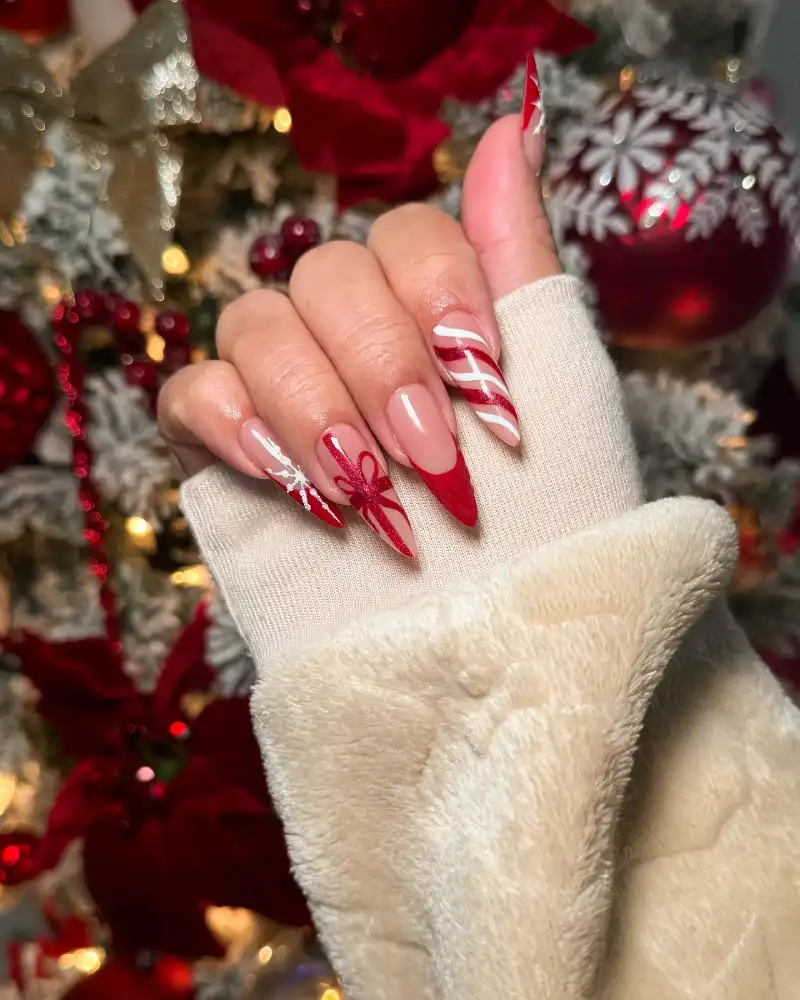 cute christmas nails