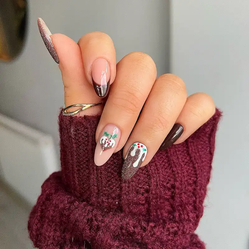 cute christmas nails