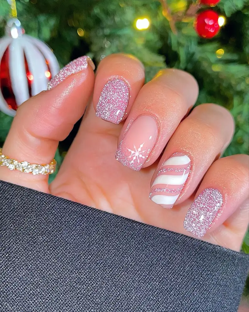 cute christmas nails