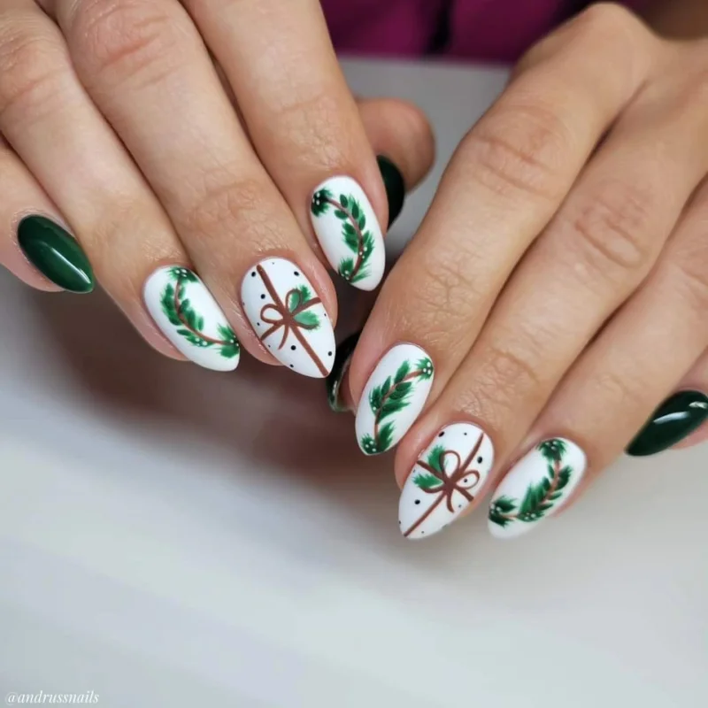 cute christmas nails