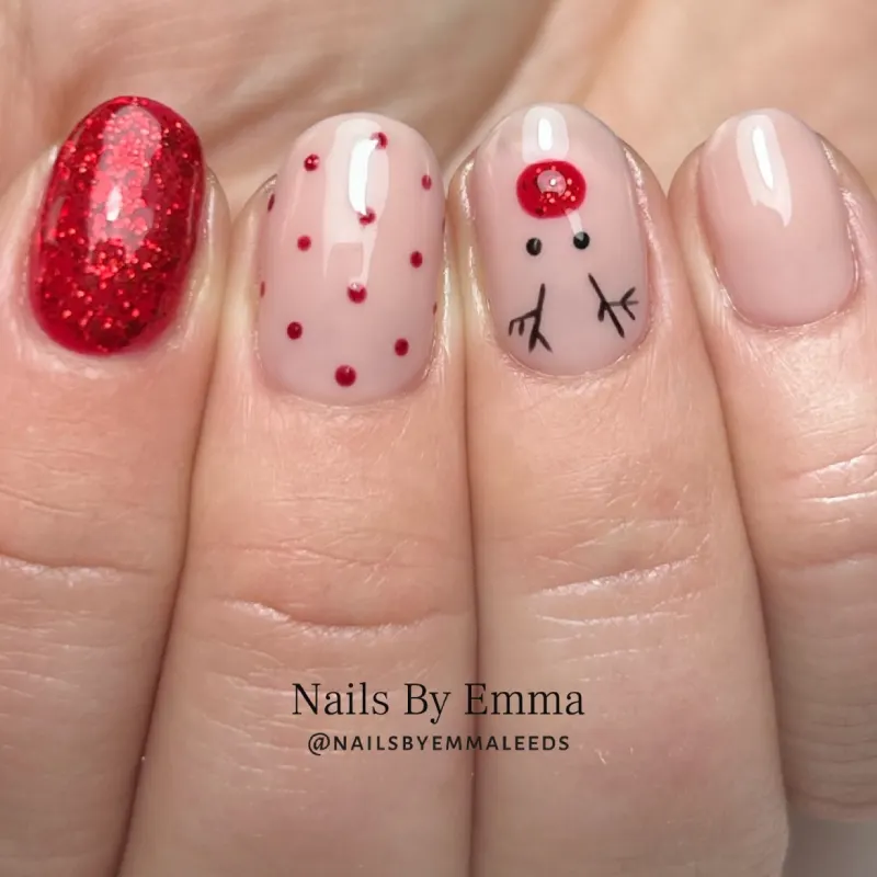 cute christmas nails