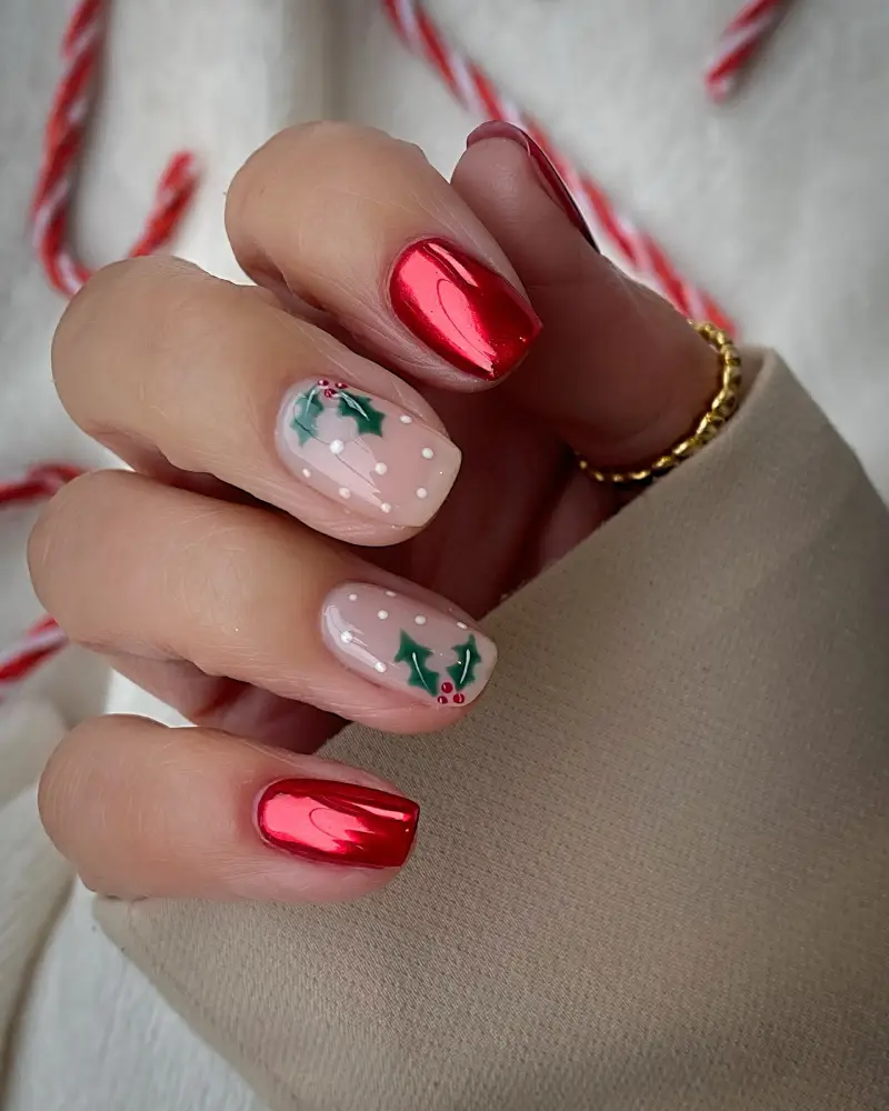 cute christmas nails