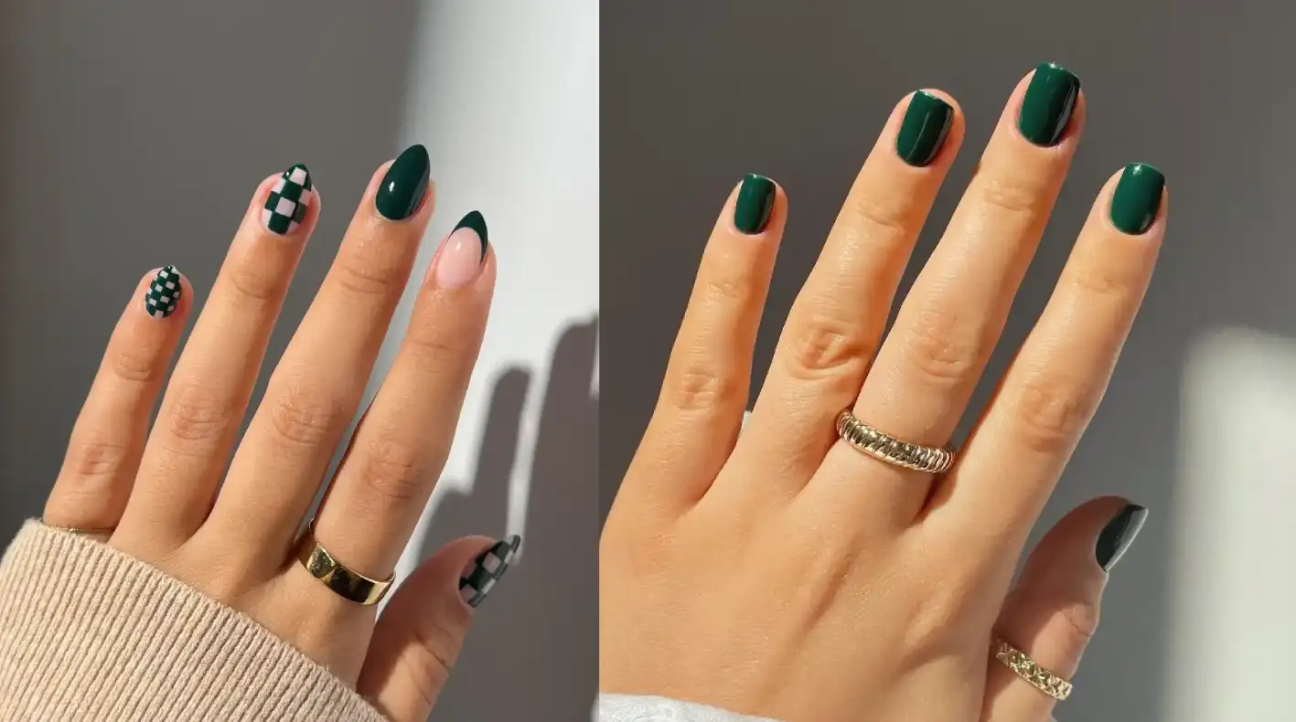 Dark Green Nail Designs That Are Perfect for a Chic and Bold Look