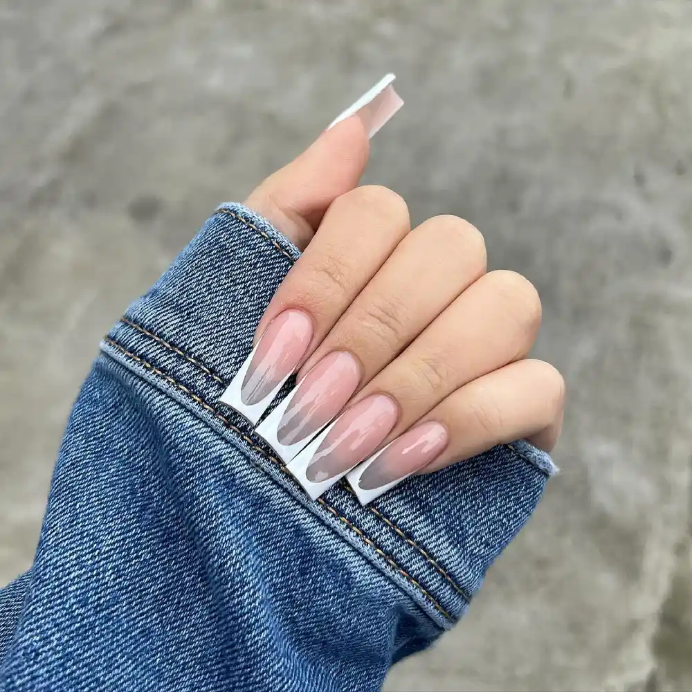 french tip nails