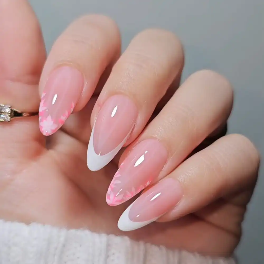 french tip nails