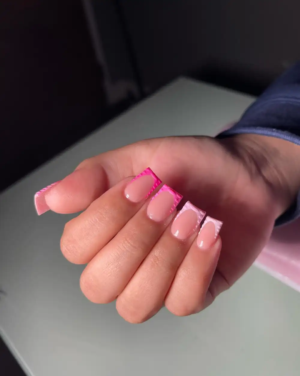 french tip nails