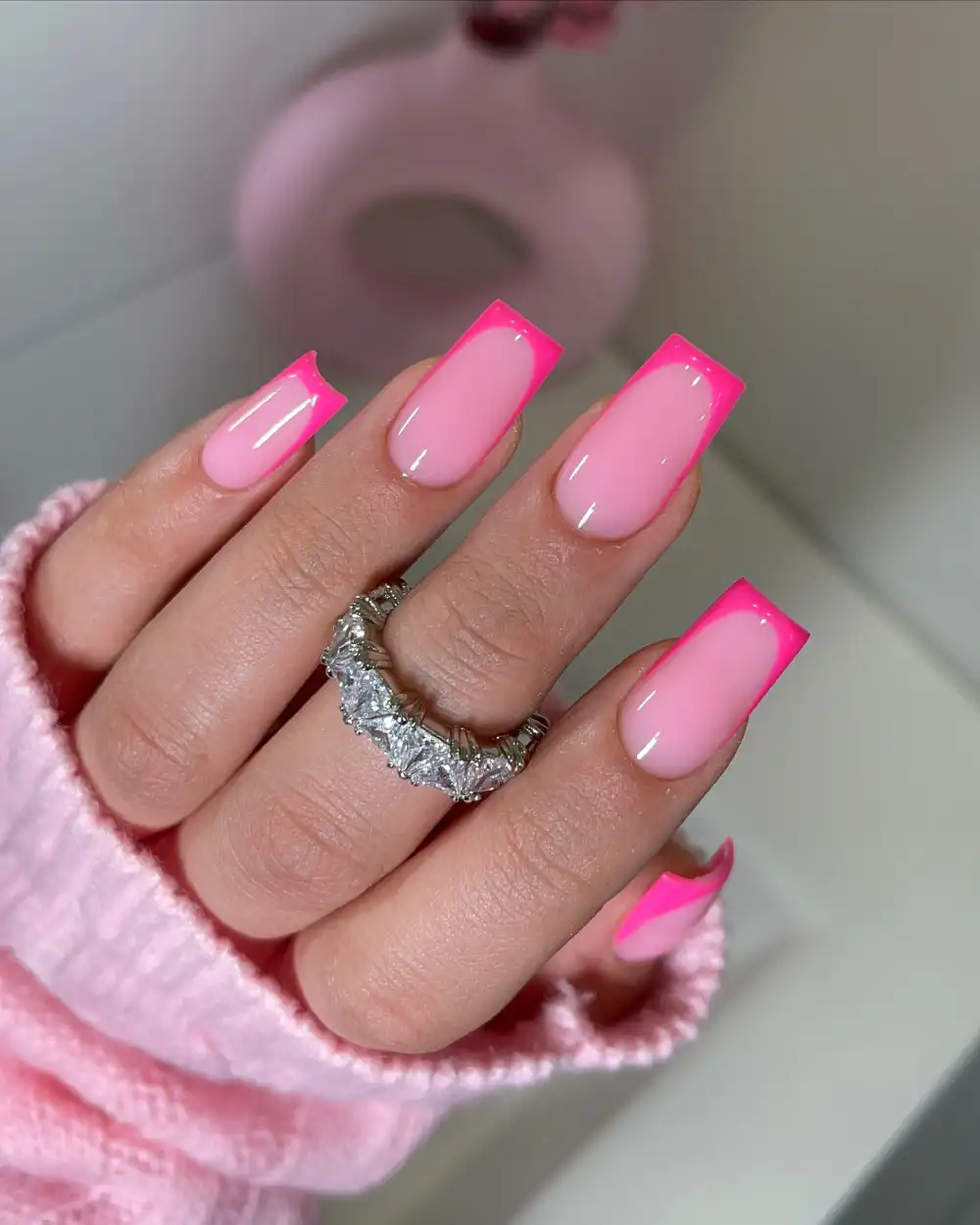 french tip nails