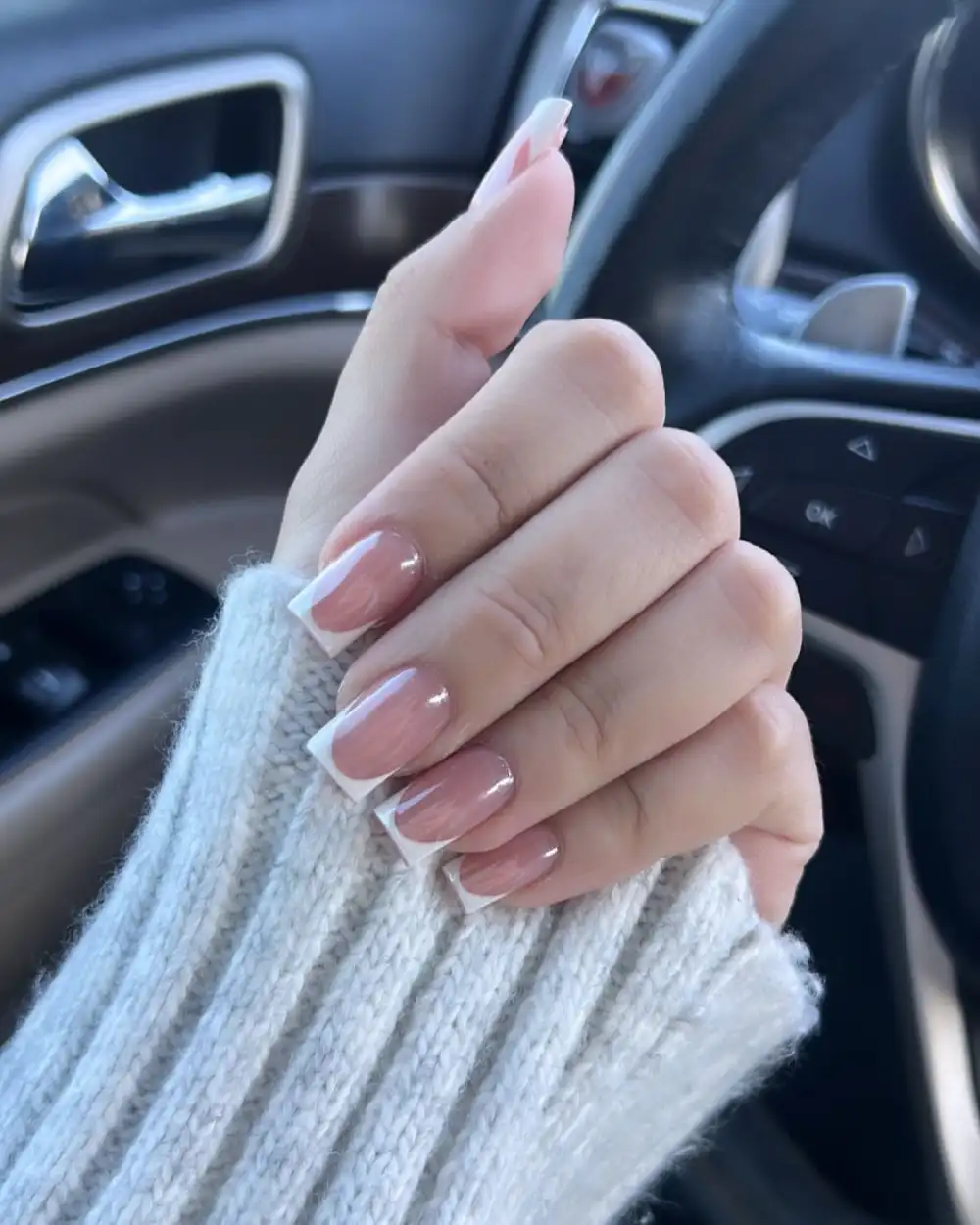 french tip nails