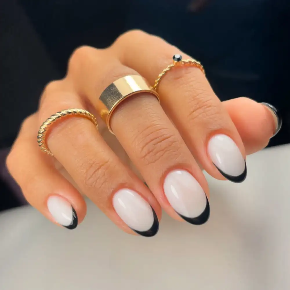 french tip nails