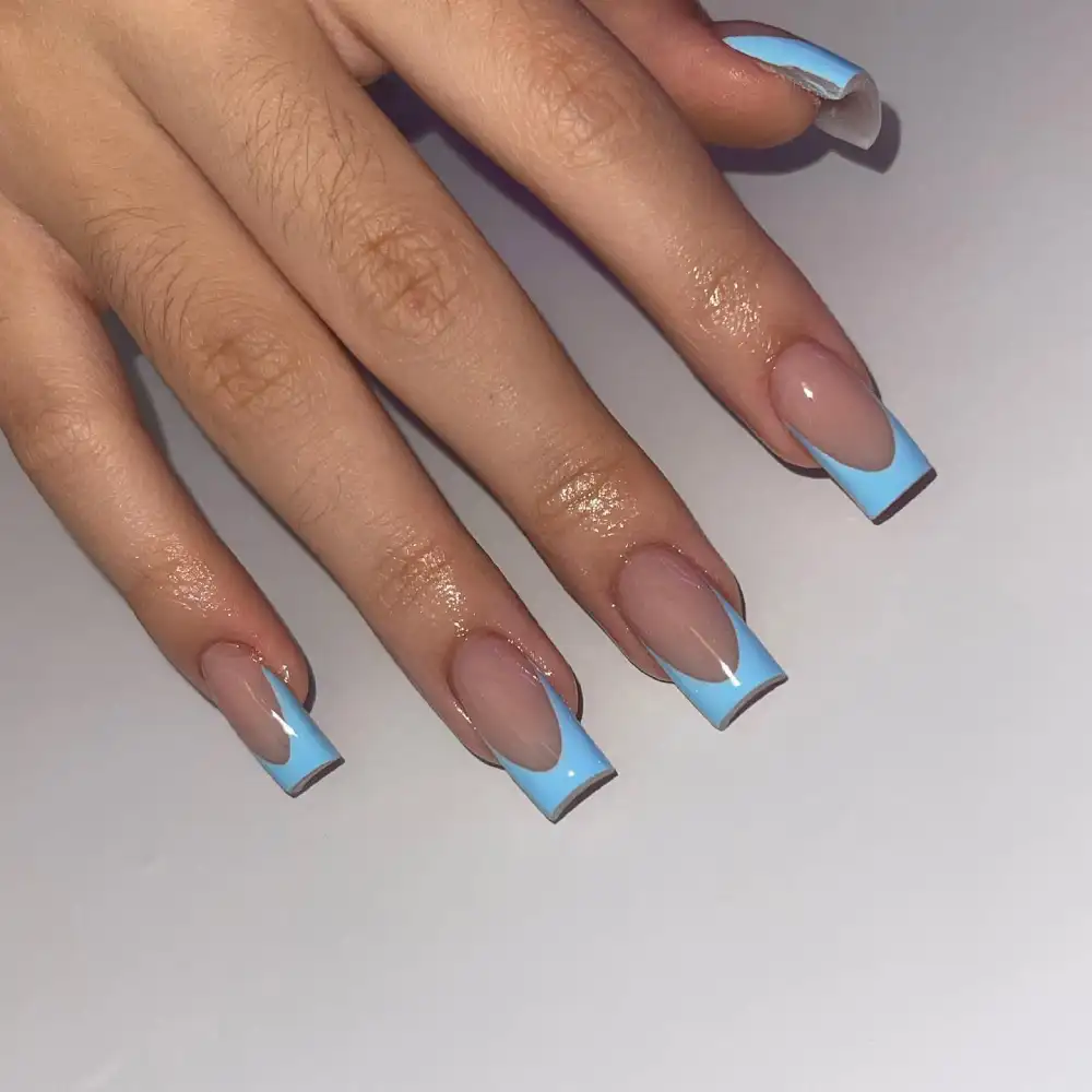 french tip nails