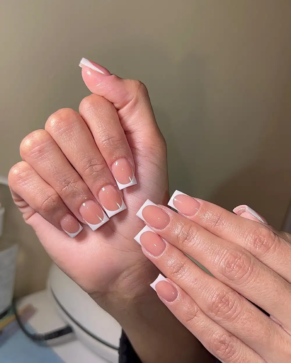 french tip nails