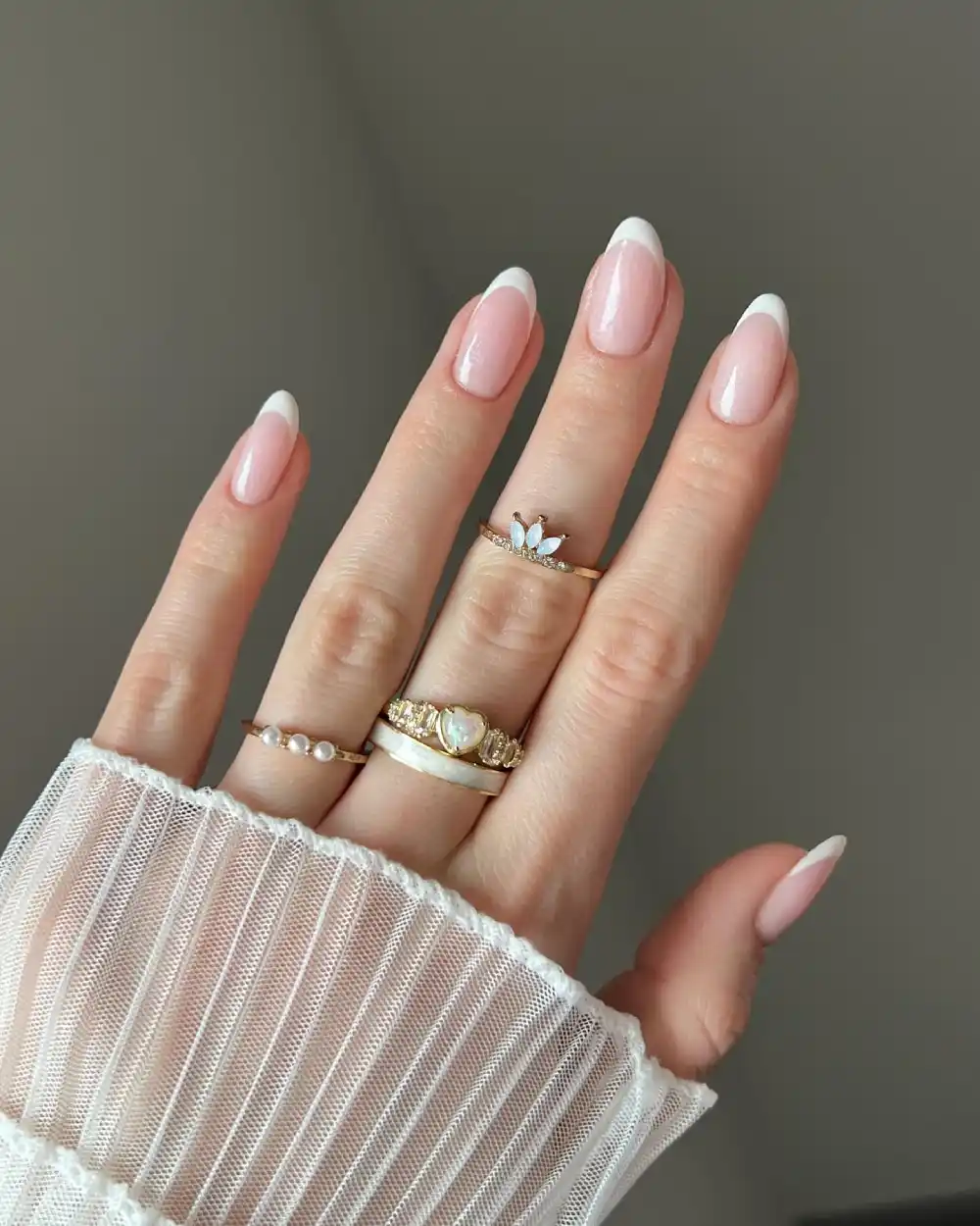 french tip nails