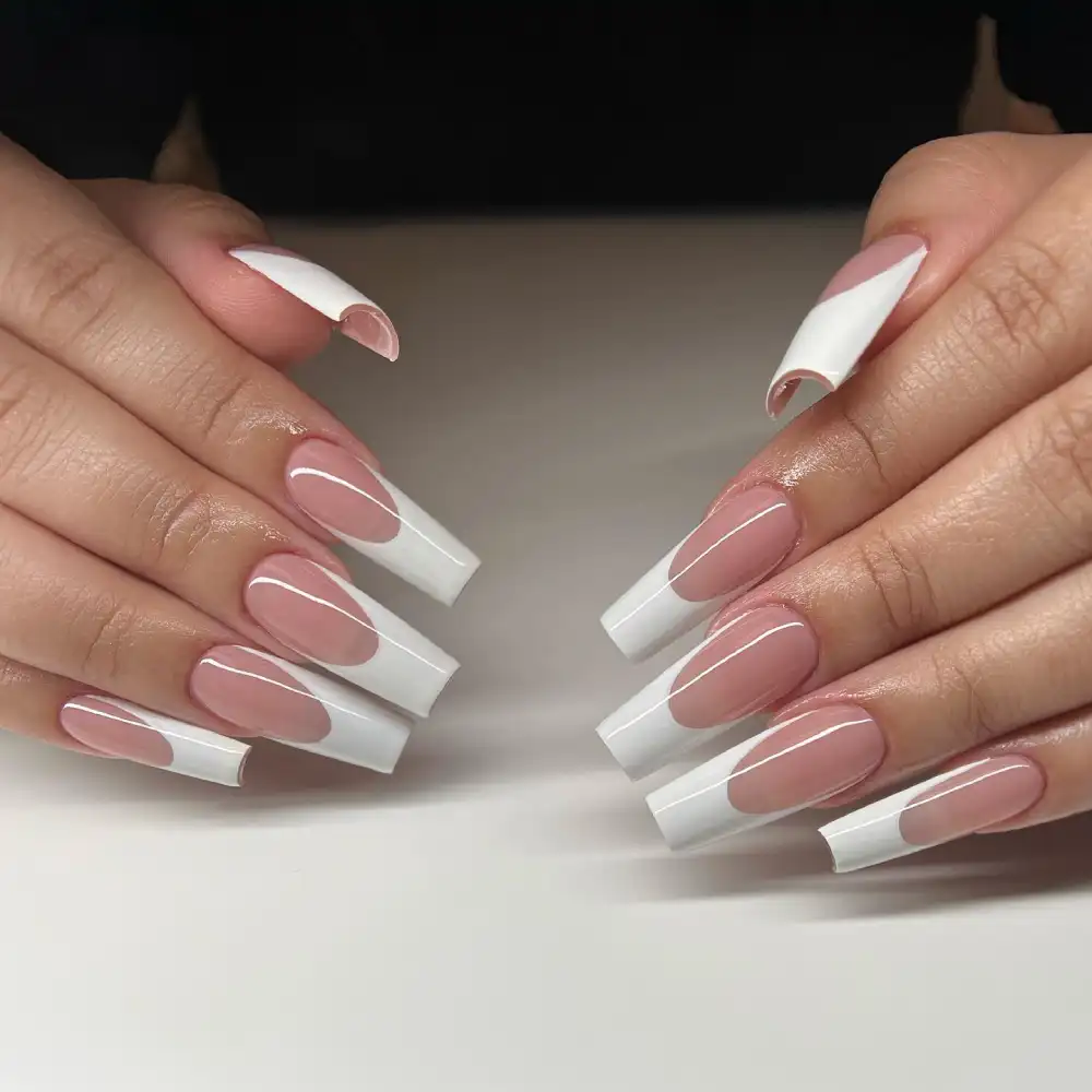 french tip nails