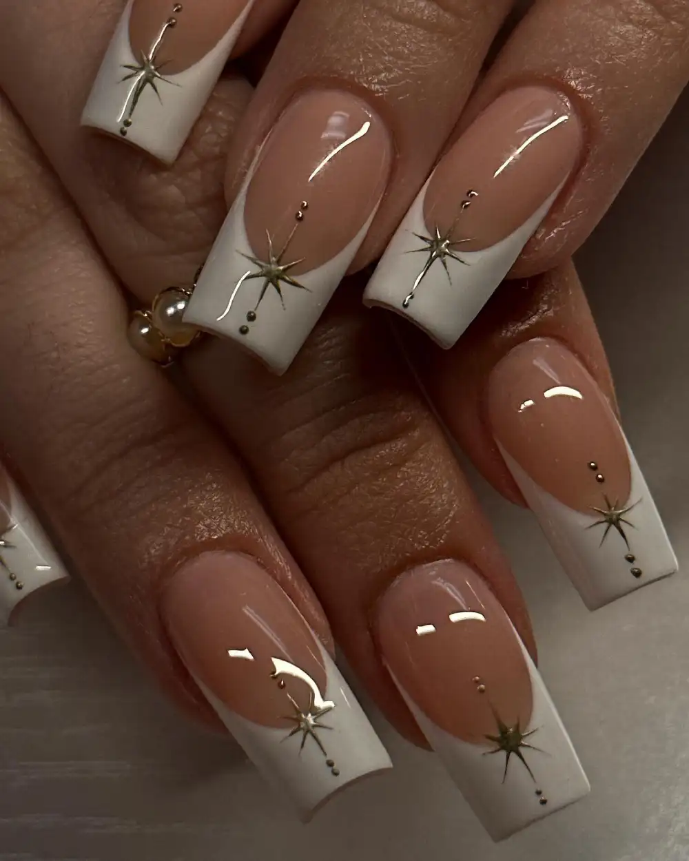 french tip nails