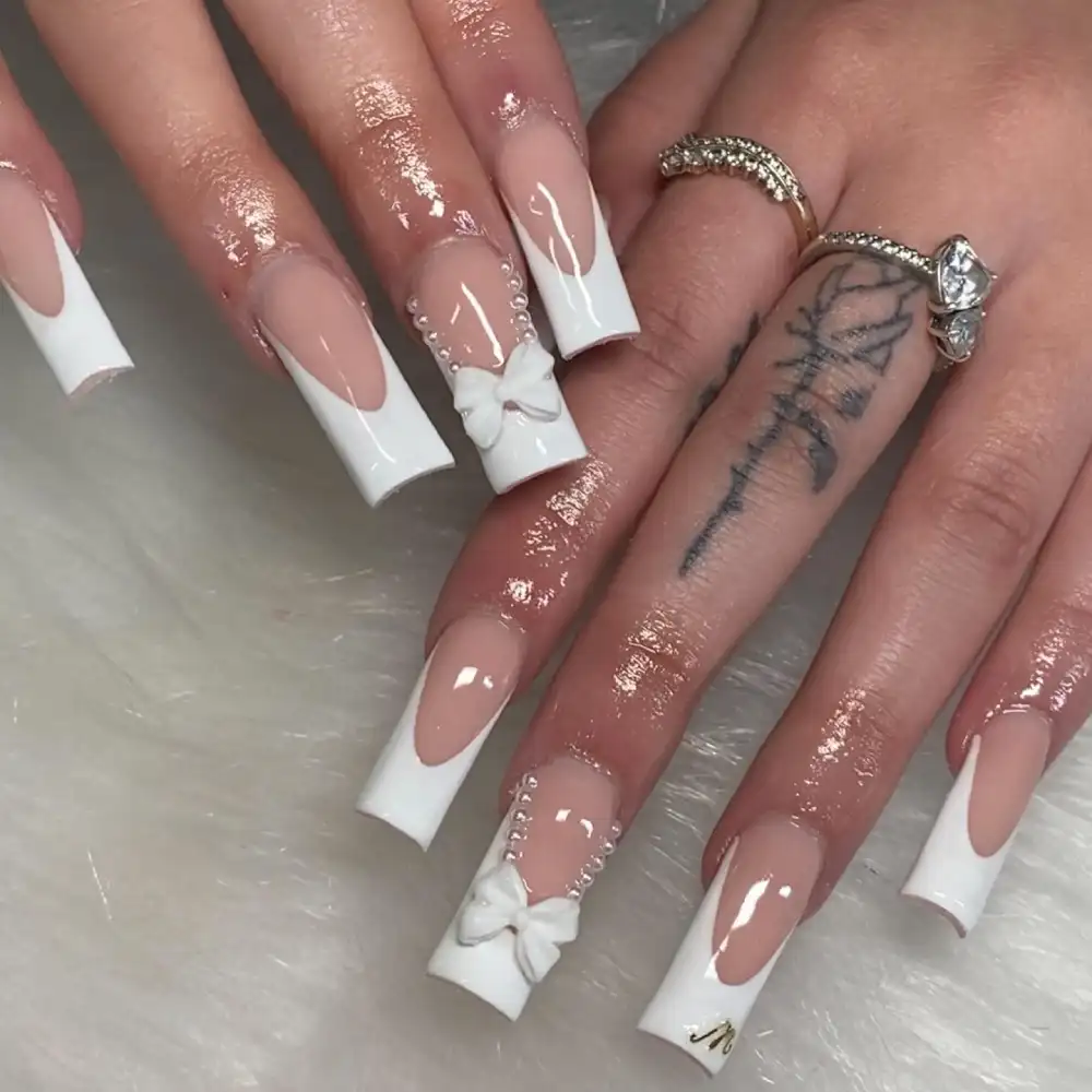 french tip nails