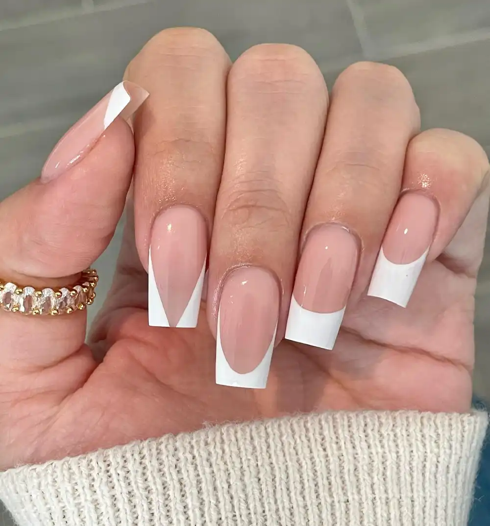 french tip nails