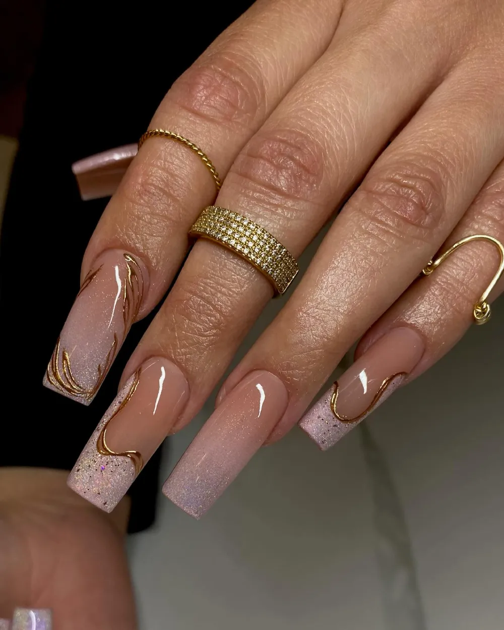 long square nail design ideas