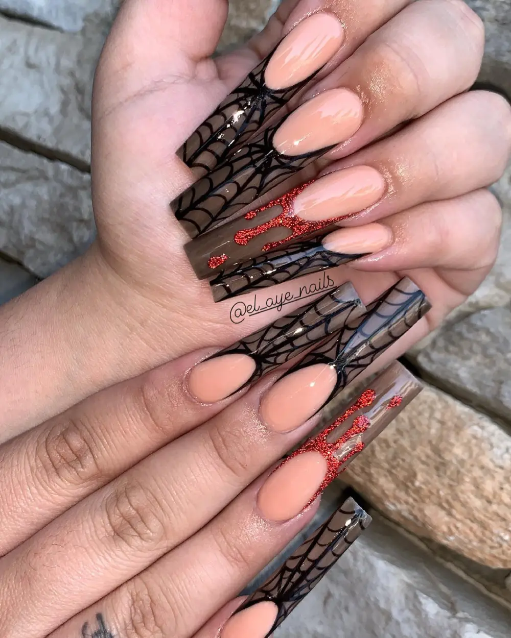 long square nail design ideas