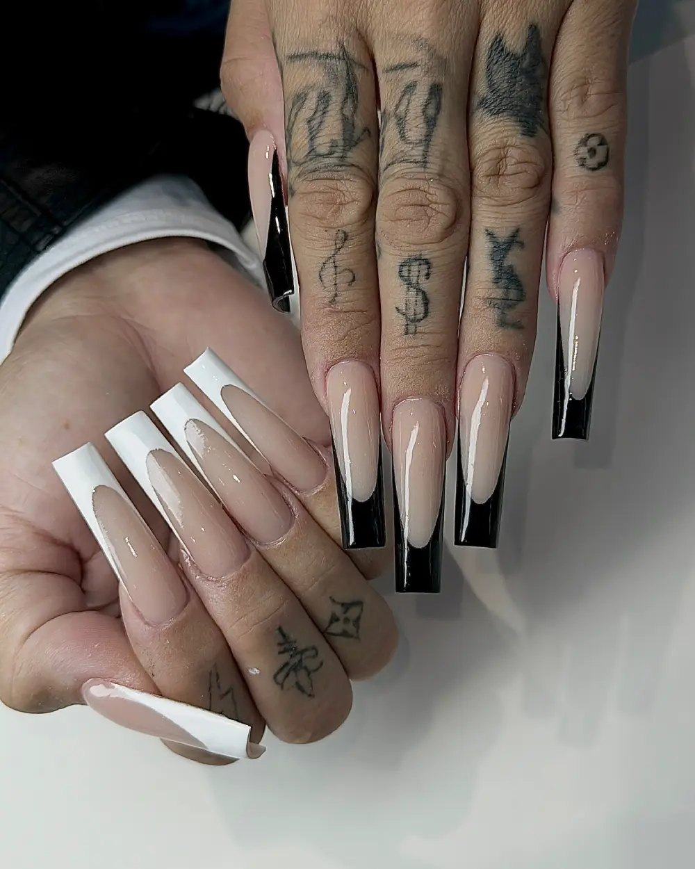 long square nail design ideas