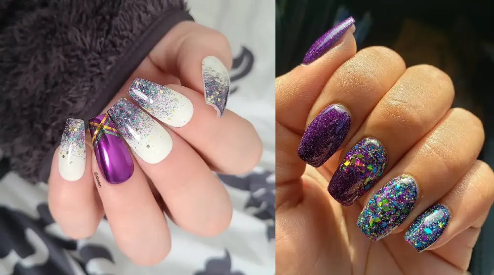 Glam Up Your Look With Gorgeous Mardi Gras Nail Ideas