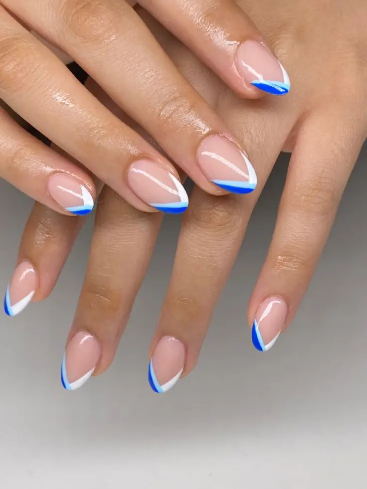 royal blue nails