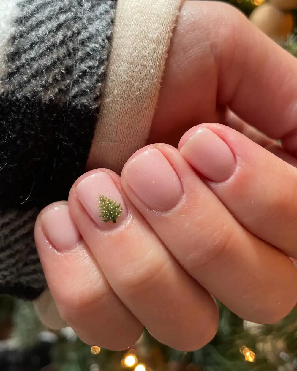 simple christmas nails