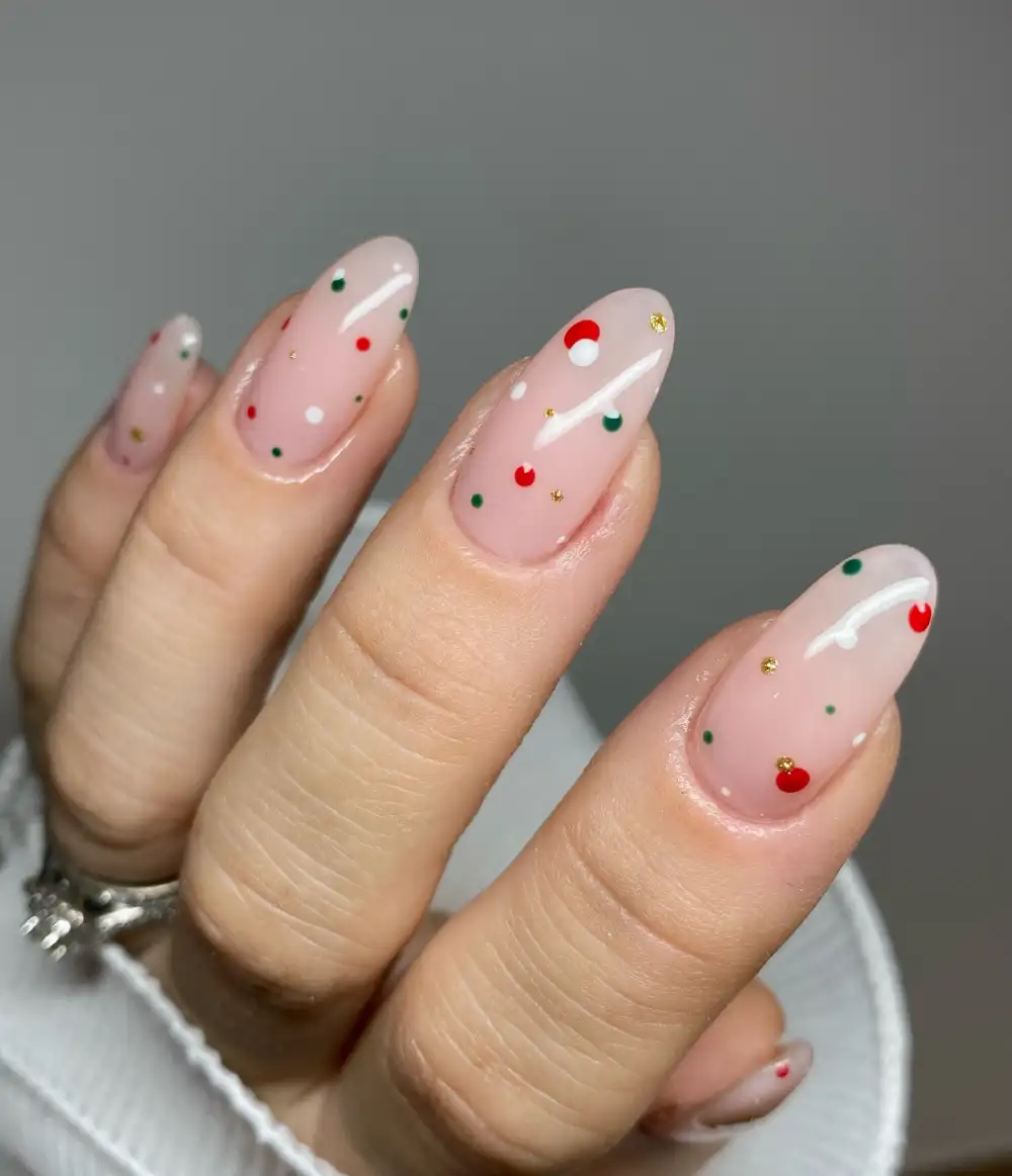 simple christmas nails