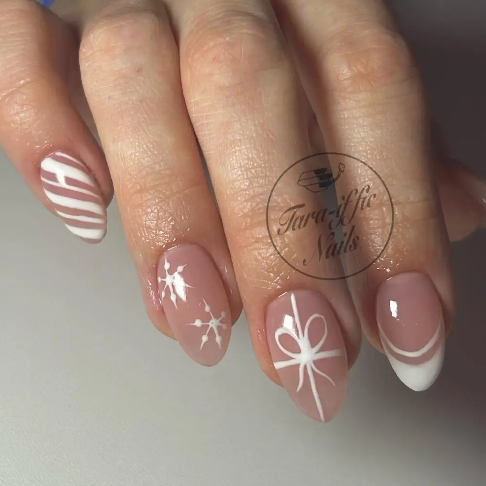 simple christmas nails