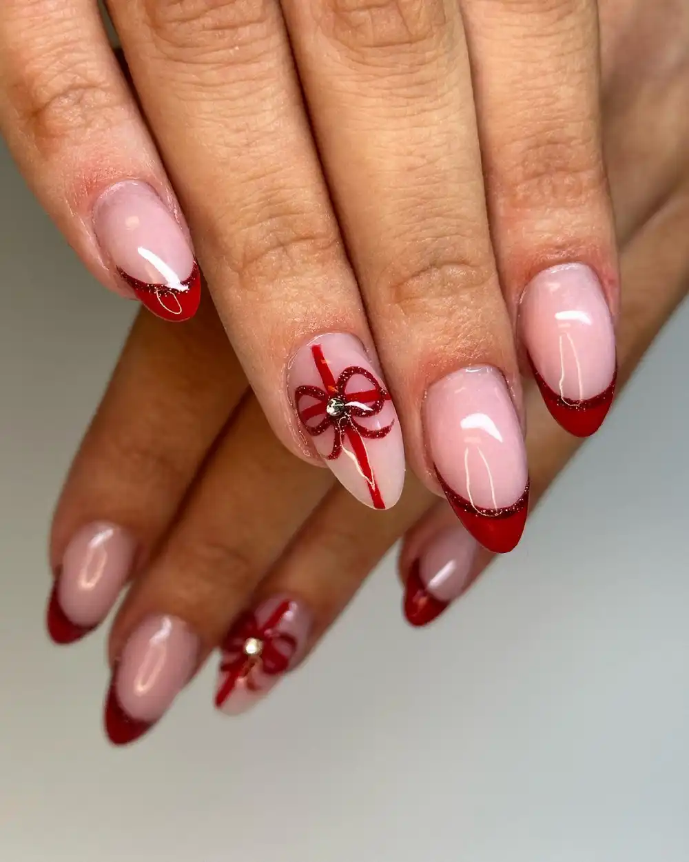 simple christmas nails