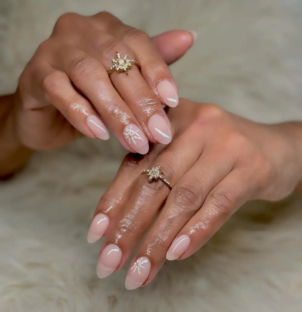 simple christmas nails