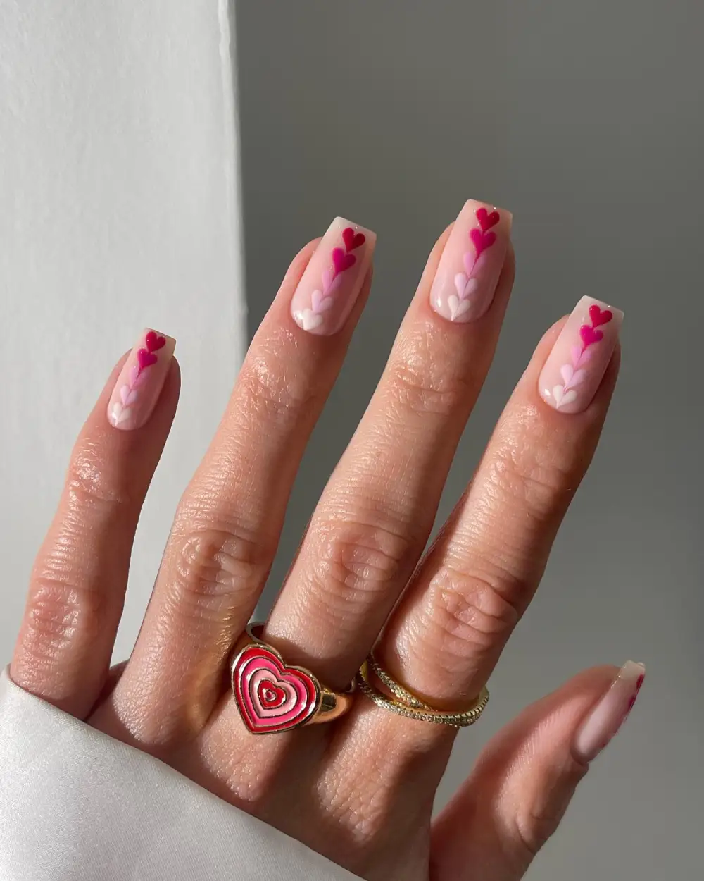 simple valentines day nails