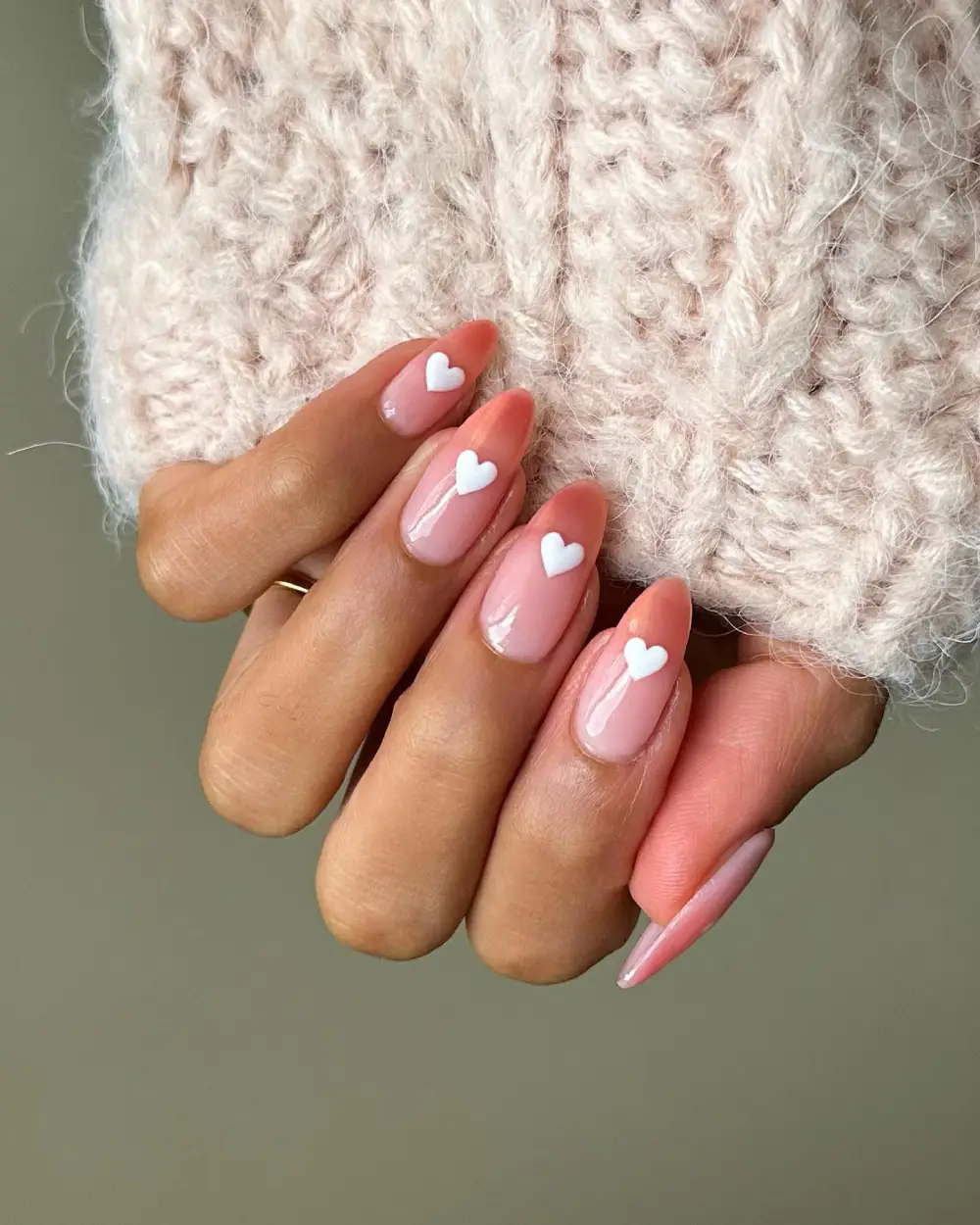 simple valentines day nails