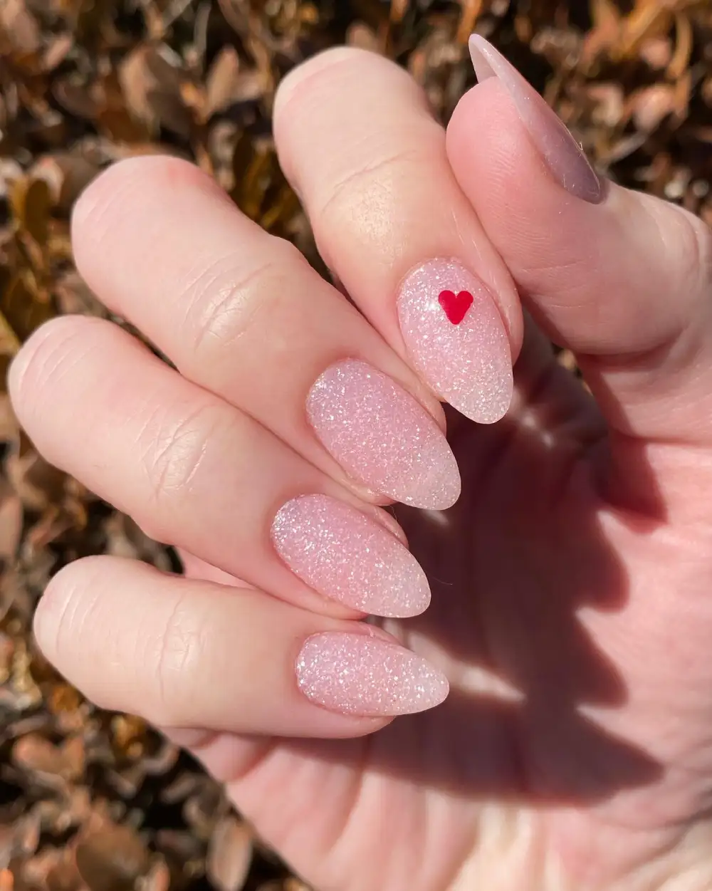 simple valentines day nails