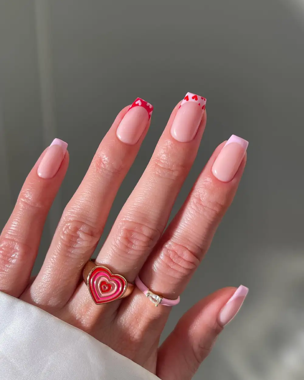 simple valentines day nails