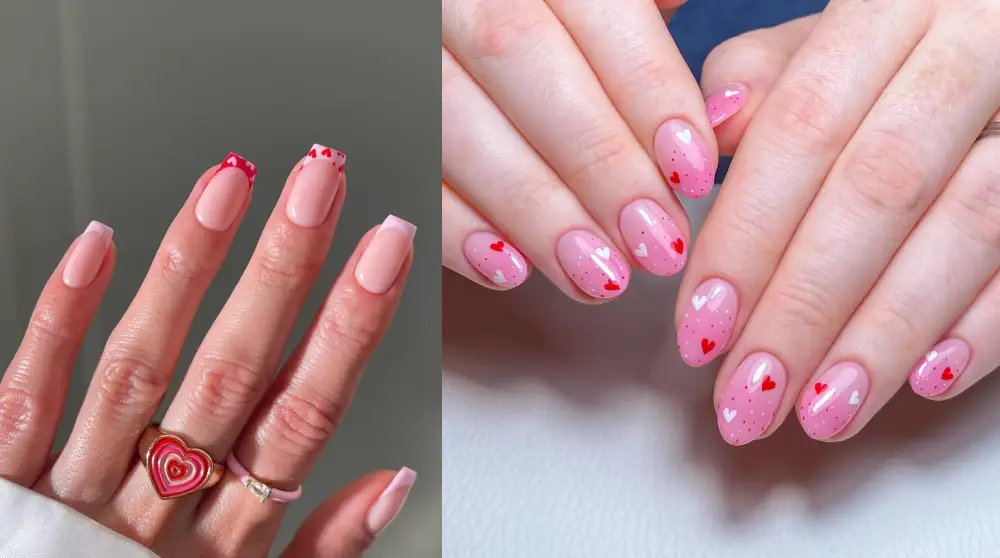 40+ Simple Valentine’s Day Nail Designs That Are Sweet and Easy to Try