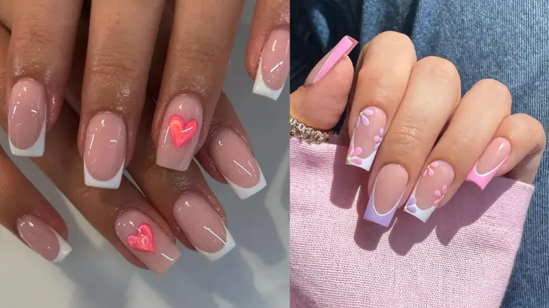 Square Valentine Nails That Are Sweet, Stylish, and On-Trend