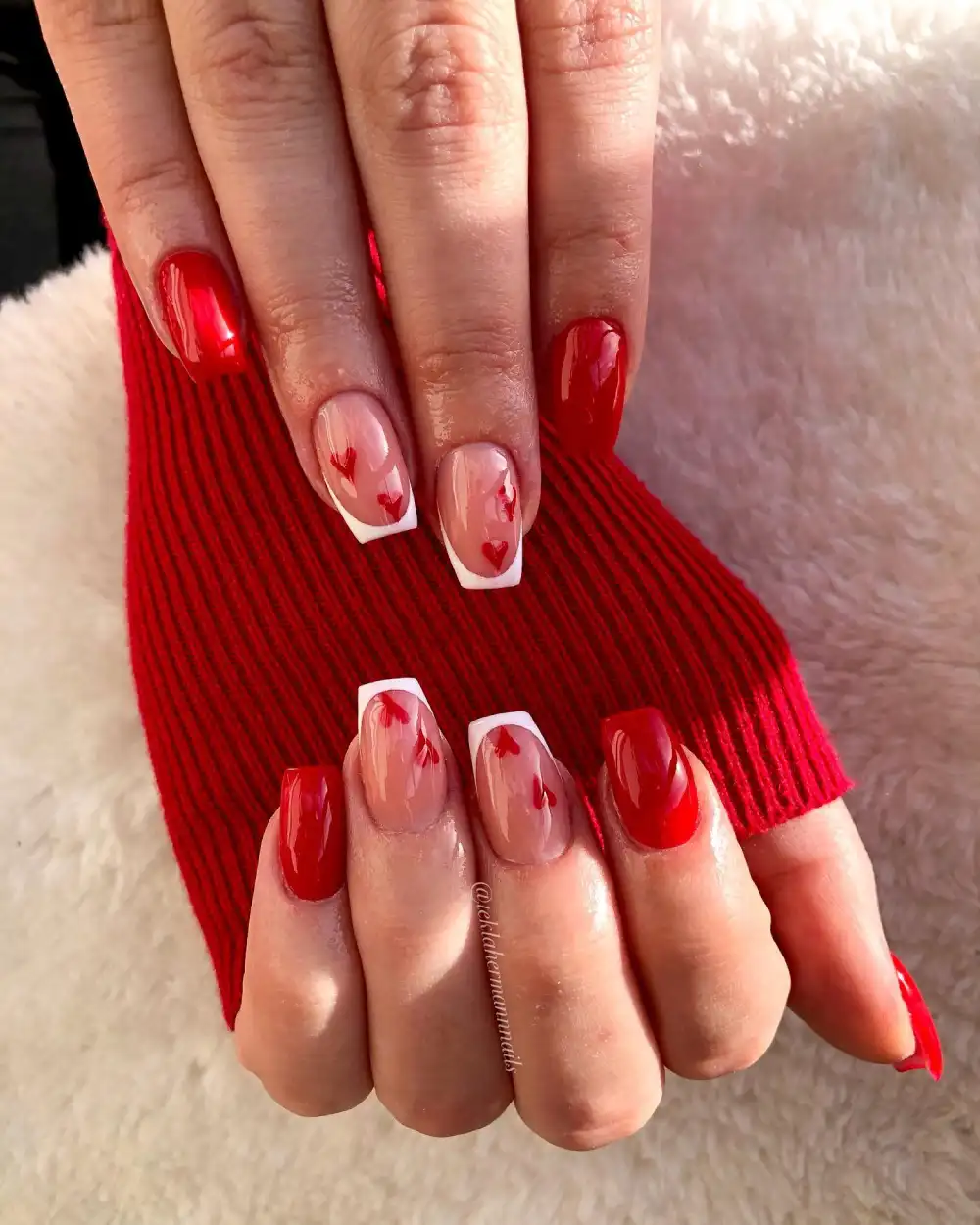 valentines day nails