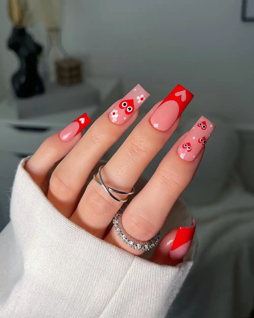 valentines day nails