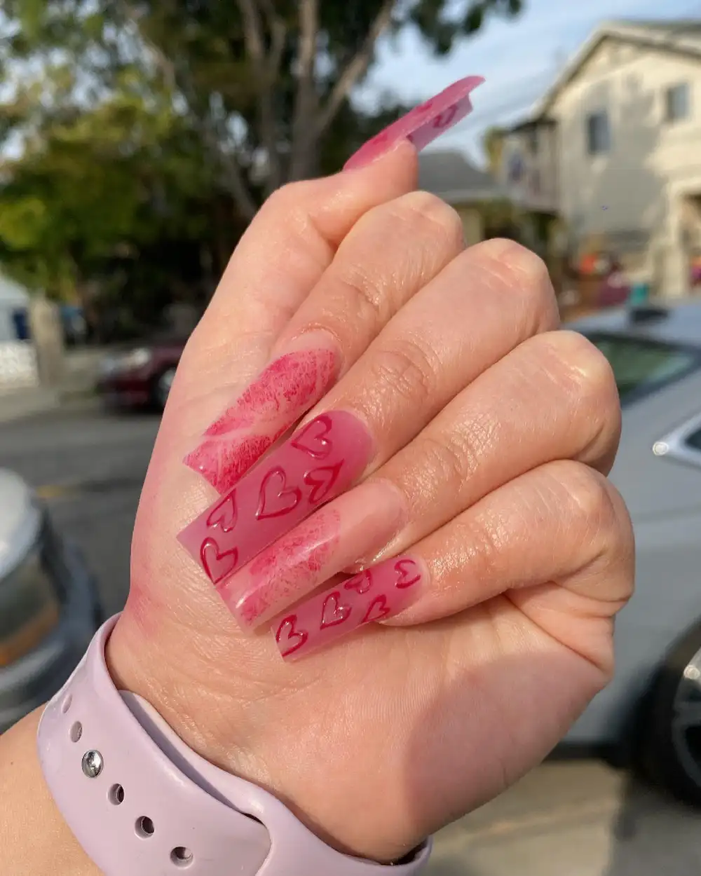 valentines day nails