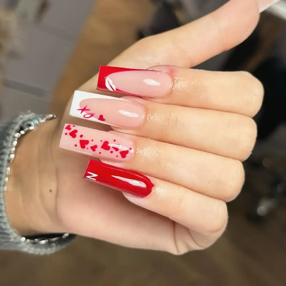 valentines day nails