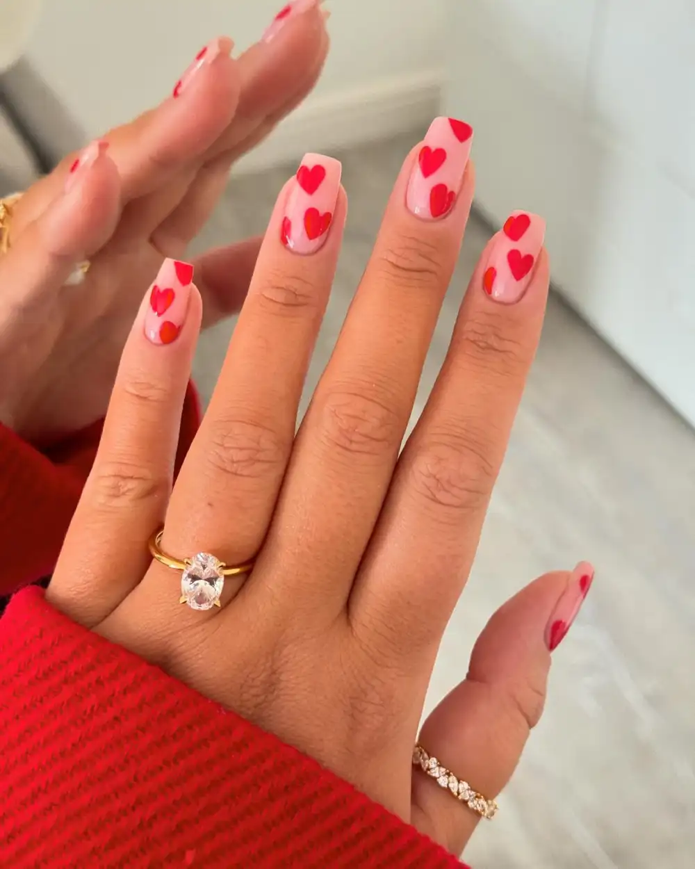 valentines day nails