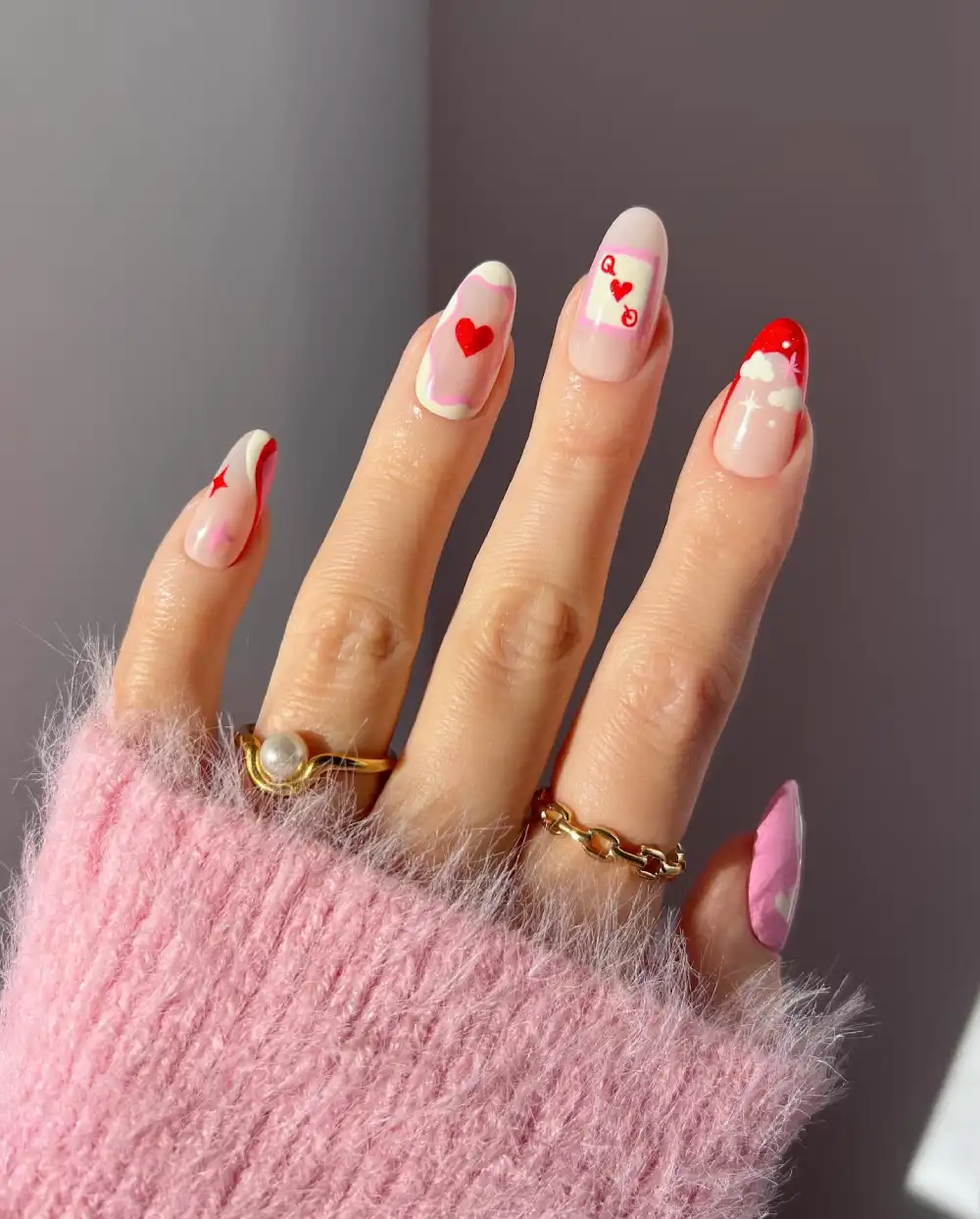 valentines day nails