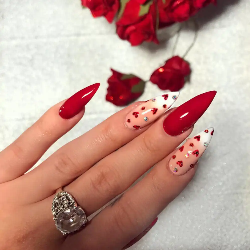 valentines day nails