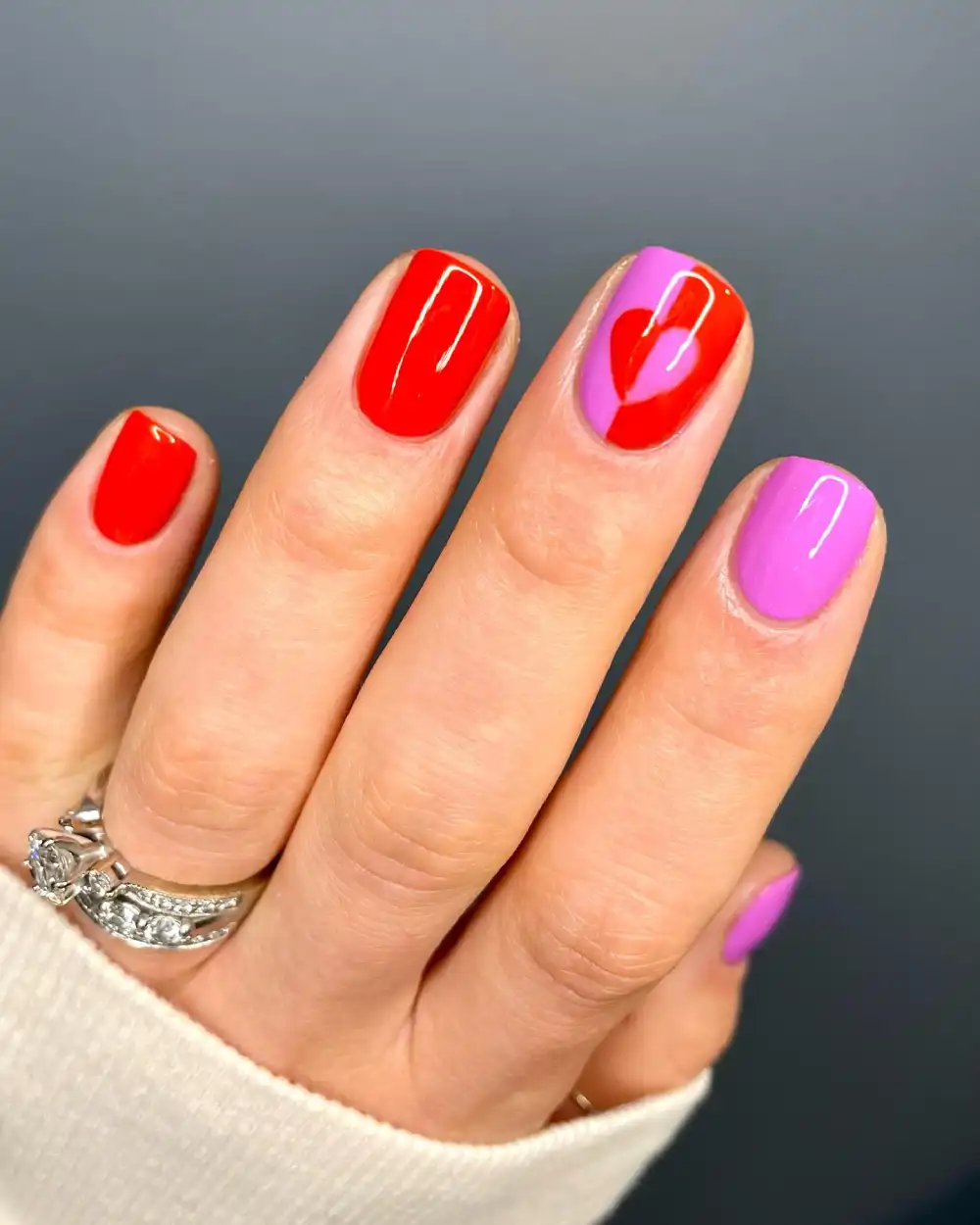 valentines day nails